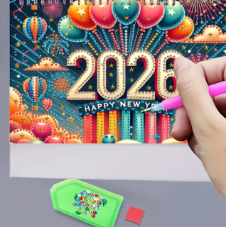 Preview: Diamond Painting Jahreskalender 2026